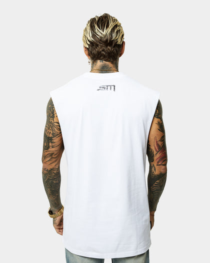 Saint Morta Angel Of Death Vintage Muscle T-Shirt White