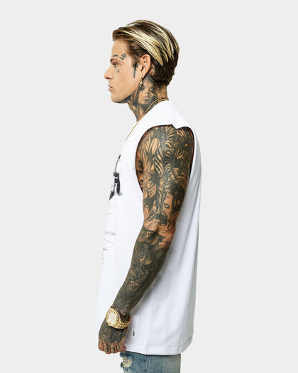 Saint Morta Angel Of Death Vintage Muscle T-Shirt White