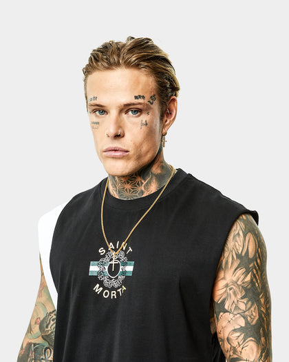 Saint Morta Elemental Sport Muscle T-Shirt Black/White