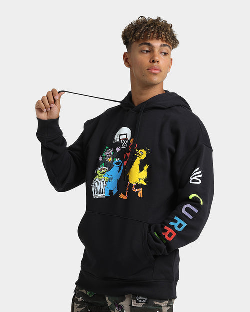 Under Armour Curry Sesame Street Squad Hoodie Black