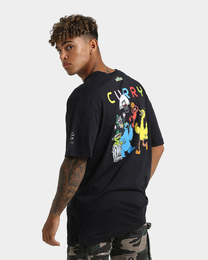 Under Armour Curry Sesame Street Squad T-Shirt Black