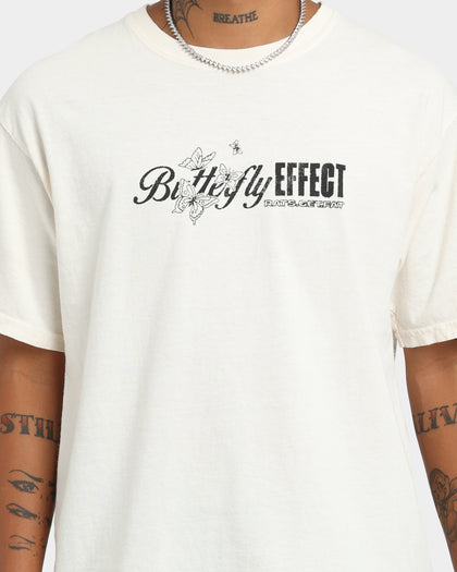 Rats Get Fat Butterfly Effect Vintage T-Shirt Off White