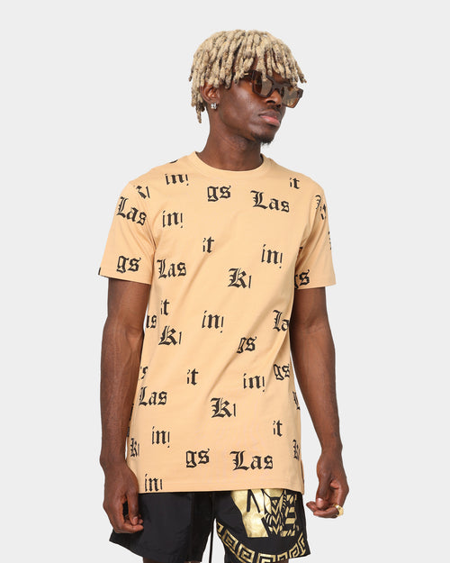 Last Kings Fragment Short Sleeve T-Shirt Sand
