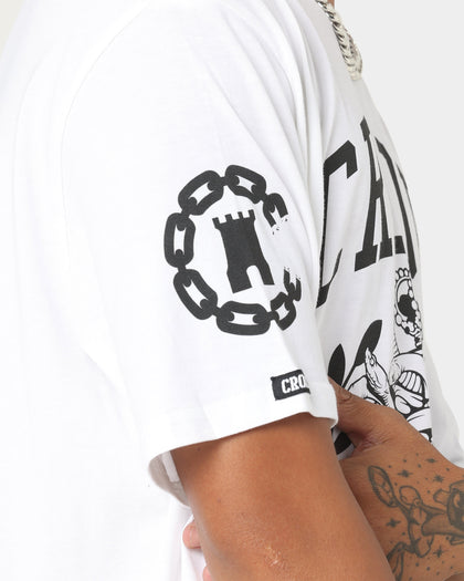 Crooks & Castles Medusa Collage T-Shirt White