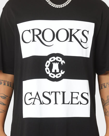 Crooks & Castles Serif Klepto T-Shirt Black