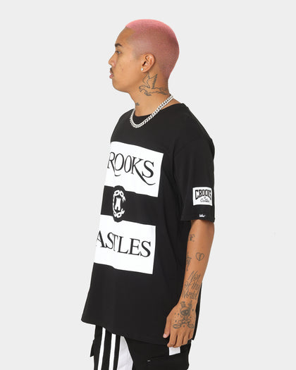 Crooks & Castles Serif Klepto T-Shirt Black