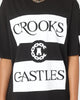 Crooks & Castles Serif Klepto T-Shirt Black