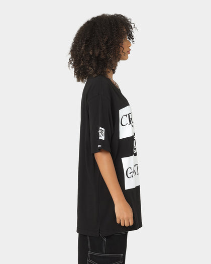 Crooks & Castles Serif Klepto T-Shirt Black