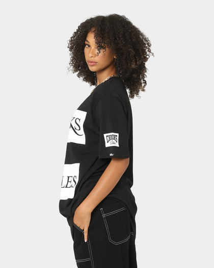 Crooks & Castles Serif Klepto T-Shirt Black