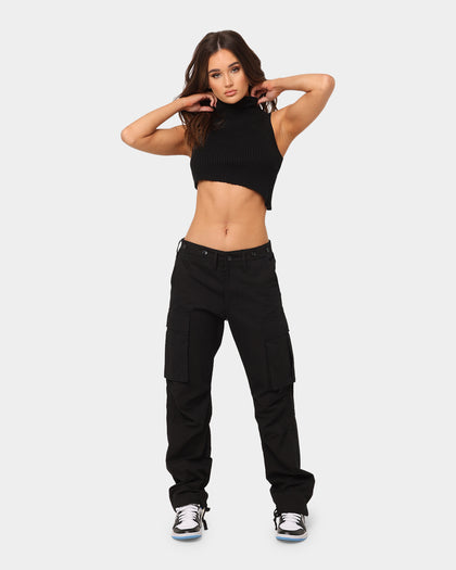 XXIII Women's Lou Turtle Neck Crop Black