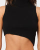 XXIII Women's Lou Turtle Neck Crop Black