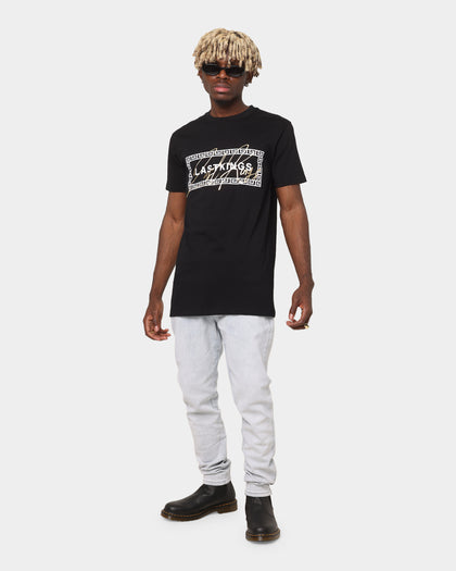 Last Kings Boxed Script T-Shirt Black