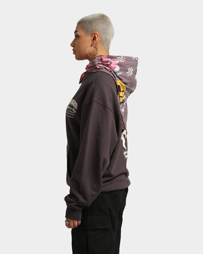 Loiter Babushka Hoodie Vintage Black