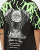 Loiter Lightning Motor Vintage T-Shirt Black/Green
