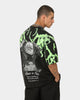 Loiter Lightning Motor Vintage T-Shirt Black/Green