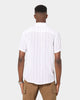 XXIII Dubrovnik Short Sleeve Button Up Shirt White Stripe