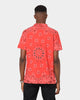 XXIII Ezra Satin Button Up Red