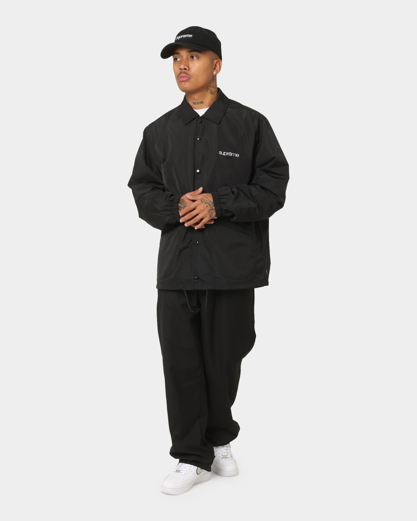 【L】Supreme Five Boroughs Coaches Jacket Supreme Five Boroughs Coaches Jacket Black | Culture Kings US