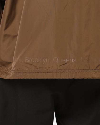 Supreme Five Boroughs Coaches Jacket Brown