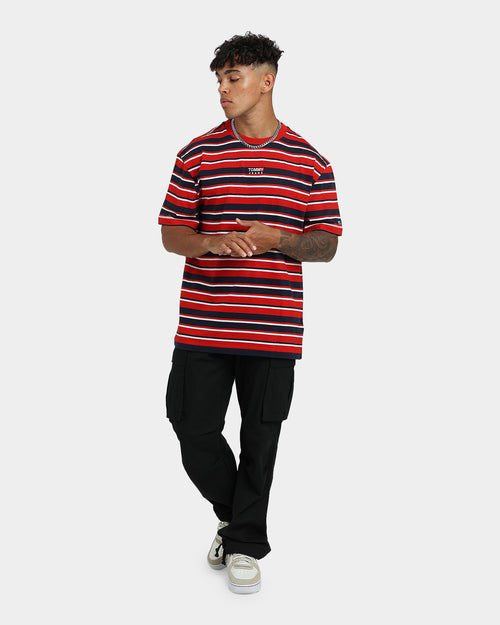 Tommy Jeans Centre Graphic T-Shirt Deep Crimson/Multi