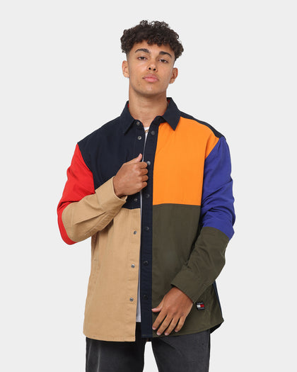 Tommy Jeans  Heritage Shirt Desert Sky/Multi-coloured