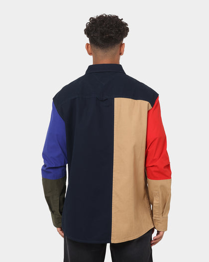 Tommy Jeans  Heritage Shirt Desert Sky/Multi-coloured