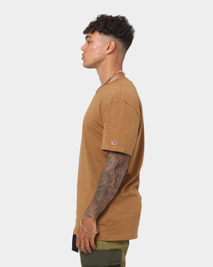 Tommy Jeans Small Text T-Shirt Desert Khaki