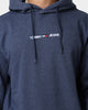 Tommy Jeans Straight Logo Hoodie Twilight Navy