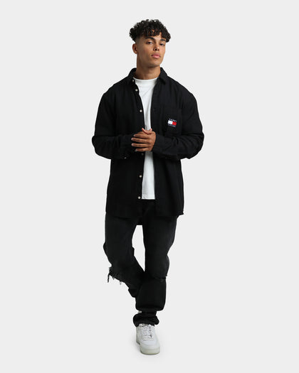 Tommy Jeans Tencel Badge Shirt Black