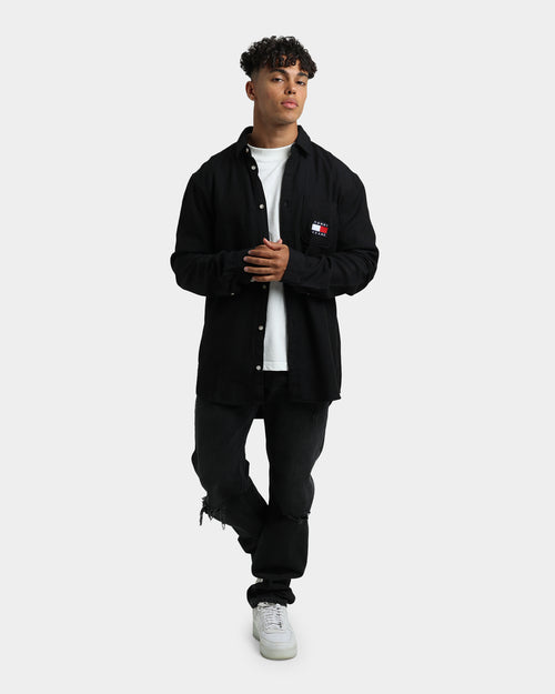 Tommy Jeans Tencel Badge Shirt Black