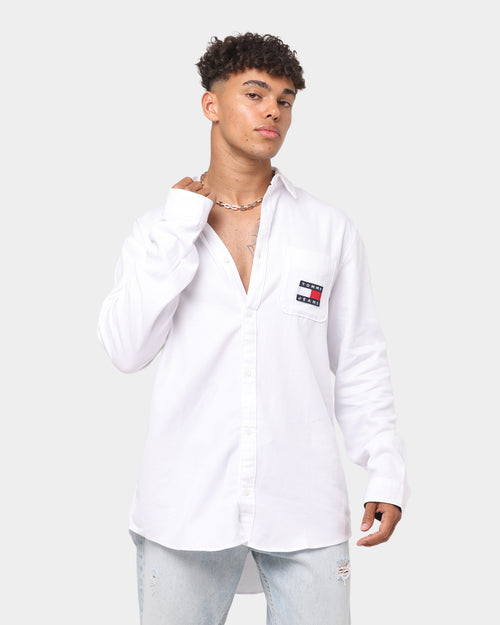 Tommy Jeans Tencel Badge Shirt White