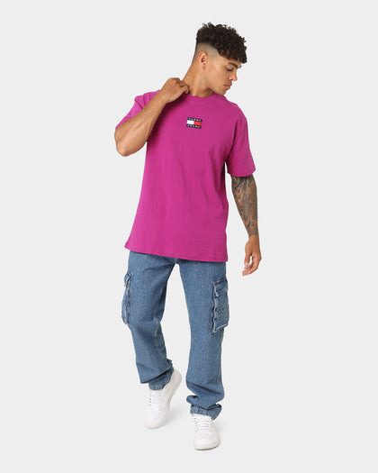 Tommy Jeans Tommy Badge T-Shirt Autumn Plum