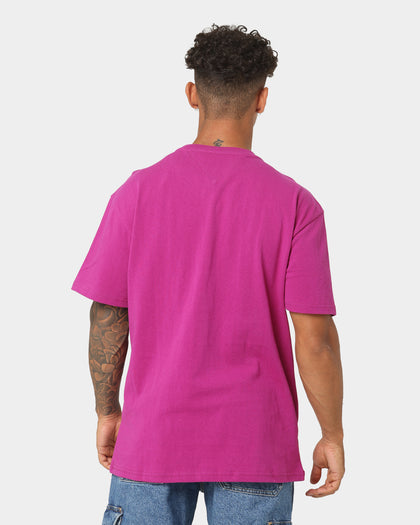 Tommy Jeans Tommy Badge T-Shirt Autumn Plum