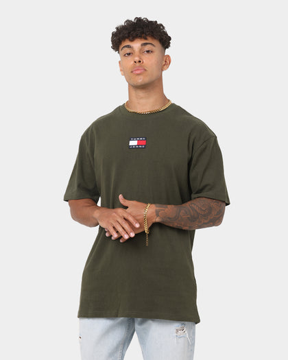 Tommy Jeans Tommy Badge T-Shirt Dark Olive
