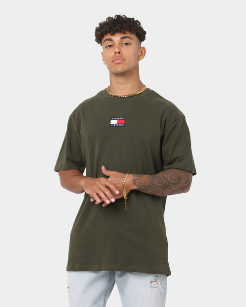 Tommy Jeans Tommy Badge T-Shirt Dark Olive