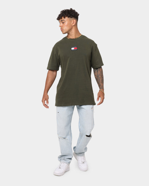 Tommy Jeans Tommy Badge T-Shirt Dark Olive