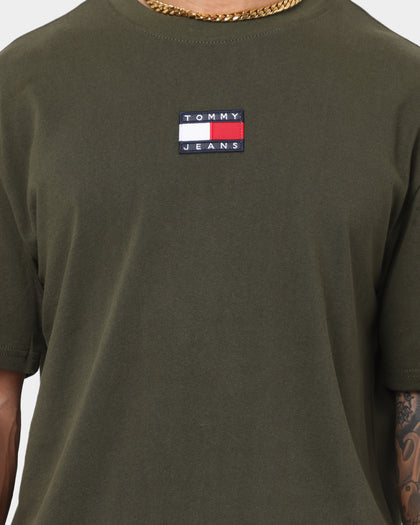 Tommy Jeans Tommy Badge T-Shirt Dark Olive