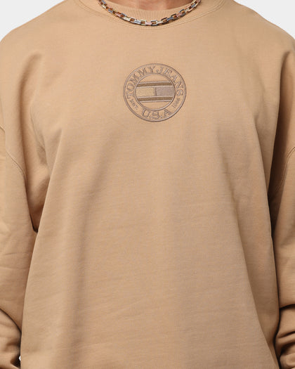 Tommy Jeans Tonal Circle Crewneck Classic Khaki