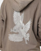 Saint Morta Doves Vintage Hoodie Aged Brown