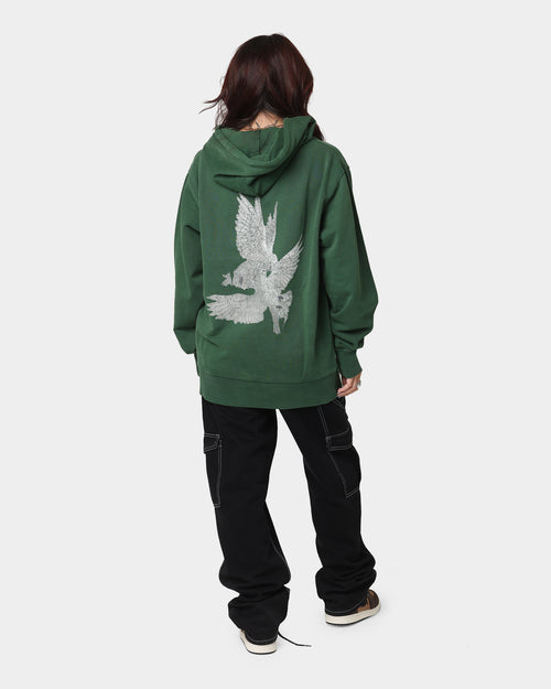 Saint Morta Doves Vintage Hoodie Aged Forest