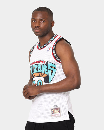 Mitchell & Ness Vancouver Grizzlies Mike Bibby #10 '98-'99 Home Swingman Jersey White