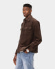 XXIII Lennox Cord Shacket Chocolate