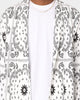 XXIII Paisley Kimono White/Black
