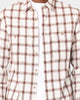 XXIII Quinn Check Shirt Brown/White