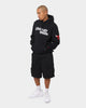 New Era Chicago Bulls Puff Print Hoodie Black