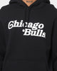 New Era Chicago Bulls Puff Print Hoodie Black