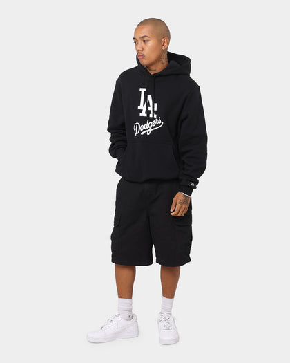 New Era Los Angeles Dodgers Puff Print Hoodie Black