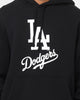 New Era Los Angeles Dodgers Puff Print Hoodie Black