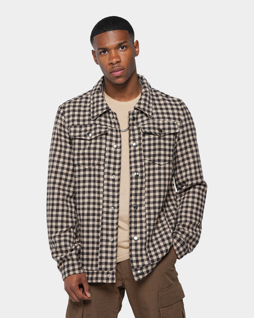 XXIII Checker Jacket Brown