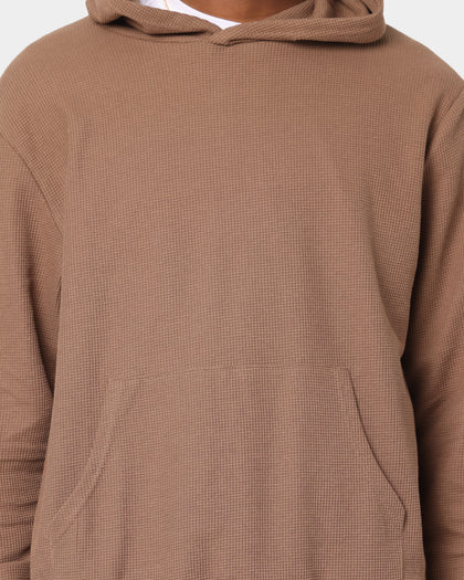 XXIII Jaxon Rib Hoodie Brown